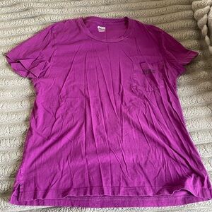 PINK Victoria's Secret Rich Purple Tee